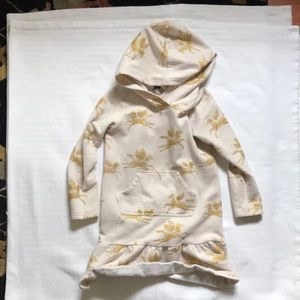 Tea Girls Hooded Long Sweatshirt Unicorns Size 8